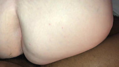 Bbw getting doggy creampie