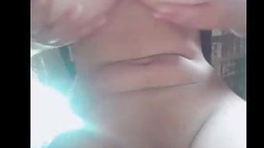 Big boobed girl selfie