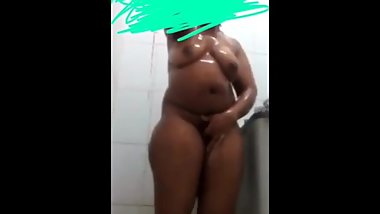 Black bbw girl shower
