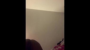 Ebony Slag with unwashed pussy shows you how she gonna throw it back.