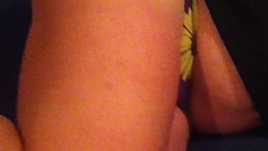 Voyeur BBW Belly Betty's Ass Panties Legs Feet