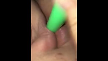 BBW Milf plays with herself while bbc gone