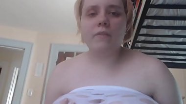 Submissive Dumb Slut Lucian Michelle Bird Rubbing huge tits