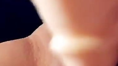 Double penetrating with a plug and a dildo