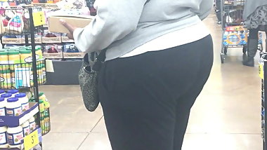 Big Ass in sweats walking 3
