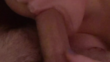 Amazing blowjob and deep throat from my girlfriend