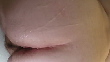 BBW quickie fuck. Mega load doggystyle